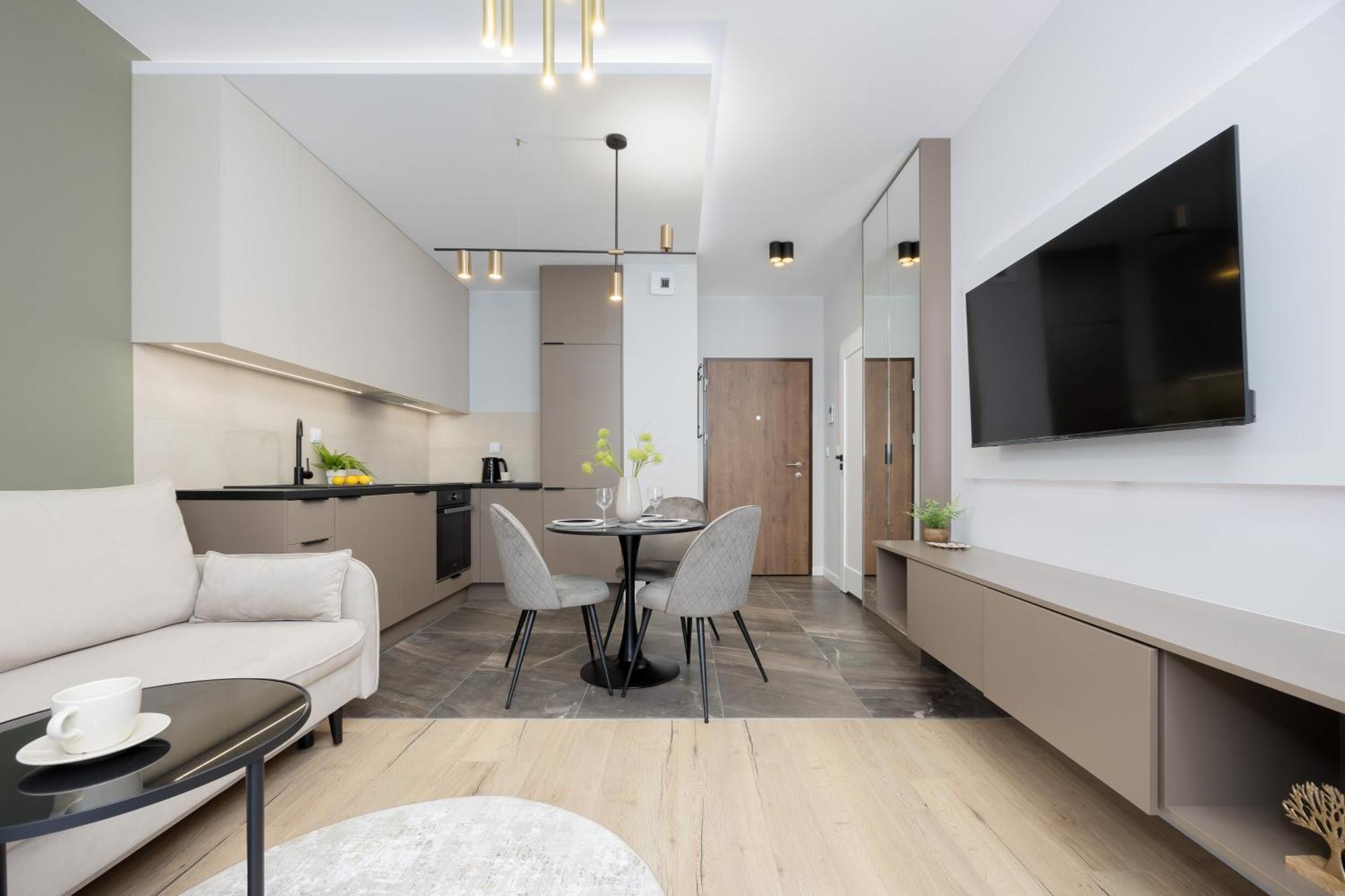 Piekne Studia Dla 3 Osob & Parking By Renters Apartment